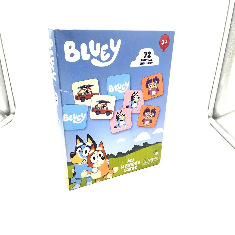 Bluey™ My Memory Game‎ 72 Cards Matching Skills 2-6 Players Portable & Durable